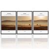 SIGNWIN 3 Piece Framed Canvas Wall Art SunsetCanvas Prints Home Artwork Decoration for Living Room,Bedroom - 16"x24"x3 Panels view 1