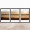 SIGNWIN 3 Piece Framed Canvas Wall Art SunsetCanvas Prints Home Artwork Decoration for Living Room,Bedroom - 16"x24"x3 Panels view 2