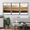 SIGNWIN 3 Piece Framed Canvas Wall Art SunsetCanvas Prints Home Artwork Decoration for Living Room,Bedroom - 16"x24"x3 Panels view 3