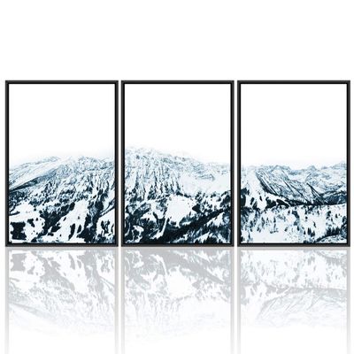 SIGNWIN 3 Piece Framed Canvas Wall Art Beautiful Landscape Canvas Prints Home Artwork Decoration for Living Room,Bedroom - 16"x24"x3 Panels