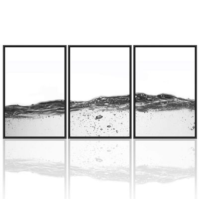 SIGNWIN 3 Piece Framed Canvas Wall Art Landscape Canvas Prints Home Artwork Decoration for Living Room,Bedroom - 16"x24"x3 Panels