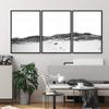SIGNWIN 3 Piece Framed Canvas Wall Art Landscape Canvas Prints Home Artwork Decoration for Living Room,Bedroom - 16"x24"x3 Panels view 3
