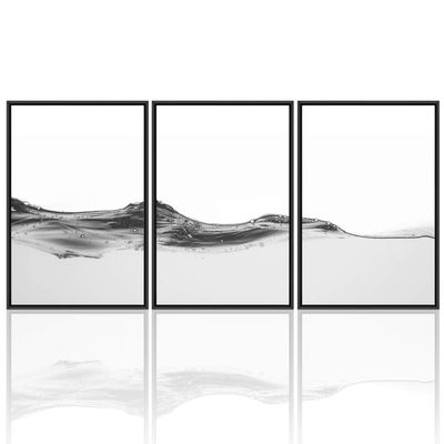 SIGNWIN 3 Piece Framed Canvas Wall Art Landscape Canvas Prints Home Artwork Decoration for Living Room,Bedroom - 16"x24"x3 Panels