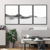 SIGNWIN 3 Piece Framed Canvas Wall Art Landscape Canvas Prints Home Artwork Decoration for Living Room,Bedroom - 16"x24"x3 Panels view 3