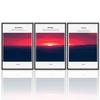 SIGNWIN 3 Piece Framed Canvas Wall Art Sunset Canvas Prints Home Artwork Decoration for Living Room,Bedroom - 16"x24"x3 Panels view 1