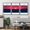 SIGNWIN 3 Piece Framed Canvas Wall Art Sunset Canvas Prints Home Artwork Decoration for Living Room,Bedroom - 16"x24"x3 Panels view 3