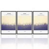 SIGNWIN 3 Piece Framed Canvas Wall Art Forest in The Mist Canvas Prints Home Artwork Decoration for Living Room,Bedroom - 16"x24"x3 Panels view 1