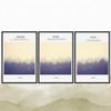SIGNWIN 3 Piece Framed Canvas Wall Art Forest in The Mist Canvas Prints Home Artwork Decoration for Living Room,Bedroom - 16"x24"x3 Panels view 2
