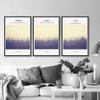 SIGNWIN 3 Piece Framed Canvas Wall Art Forest in The Mist Canvas Prints Home Artwork Decoration for Living Room,Bedroom - 16"x24"x3 Panels view 4