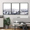 SIGNWIN 3 Piece Framed Canvas Wall Art Beautiful Landscape Canvas Prints Home Artwork Decoration for Living Room,Bedroom - 16"x24"x3 Panels view 3