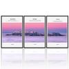 SIGNWIN 3 Piece Framed Canvas Wall Art Beautiful Landscape Canvas Prints Home Artwork Decoration for Living Room,Bedroom - 16"x24"x3 Panels view 1