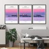 SIGNWIN 3 Piece Framed Canvas Wall Art Beautiful Landscape Canvas Prints Home Artwork Decoration for Living Room,Bedroom - 16"x24"x3 Panels view 3