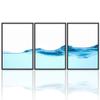 SIGNWIN 3 Piece Framed Canvas Wall Art Mountain with Fog Canvas Prints Home Artwork Decoration for Living Room,Bedroom - 16"x24"x3 Panels view 1