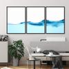 SIGNWIN 3 Piece Framed Canvas Wall Art Mountain with Fog Canvas Prints Home Artwork Decoration for Living Room,Bedroom - 16"x24"x3 Panels view 3