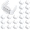 Hicarer Magnet Clip Christmas Light Clips for C9 Holiday Lighting Sockets Outdoor Hang Hooks for Xmas Gutter Shingle Lights,White100 Pieces view 1