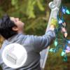Hicarer Magnet Clip Christmas Light Clips for C9 Holiday Lighting Sockets Outdoor Hang Hooks for Xmas Gutter Shingle Lights,White100 Pieces view 3