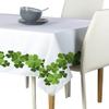 Fabric Textile Products, Machine Washable, 100% Milliken Polyester, Tablecloths, Clover Garland (60" x 60") view 1