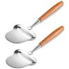 2pcs Cheese Slicer Cheese Planer Ham Shaver Sliced Cheese Spatula Wood Handle Durable Kitchen Tool DUOER view 1