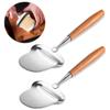 2pcs Cheese Slicer Cheese Planer Ham Shaver Sliced Cheese Spatula Wood Handle Durable Kitchen Tool DUOER view 2