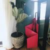 Umbrella Racks Hua Modern Geometric Umbrella Stand, Metal Wrought Iron Umbrella Bucket at The Entrance of The Home Hotel Lobby, Large Capacity Storage of 8~12 Umbrellas, Red view 4