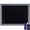 Rustic Grey Magnetic Wall Chalkboard, Large Size 18" x 24", Framed Chalkboard - Decorative Magnet Board Great for Kitchen Decor, Weddings, Restaurant Menus and More!  (18" x 24") view 1