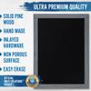 Rustic Grey Magnetic Wall Chalkboard, Large Size 18" x 24", Framed Chalkboard - Decorative Magnet Board Great for Kitchen Decor, Weddings, Restaurant Menus and More!  (18" x 24") view 4