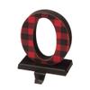 Glitzhome Set of 4 Wooden/Metal Noel Christmas Stocking Holder view 4