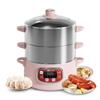Bear Electric Multifunctional Food Steamer, One Touch Digital Steamer with Timer, Vegetable Steamer 2 Tiered Stackable Stainless Steel Baskets, Auto Shut-off & Anti-dry Protection, 1200W, 8.5Quart view 1