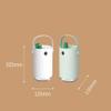 For Bedroom Home Mist Humidifiers For Car Home Bedroom Humidifier Large Capacity Double Jet Usb Air Ultrasonic Humidifier-White view 3