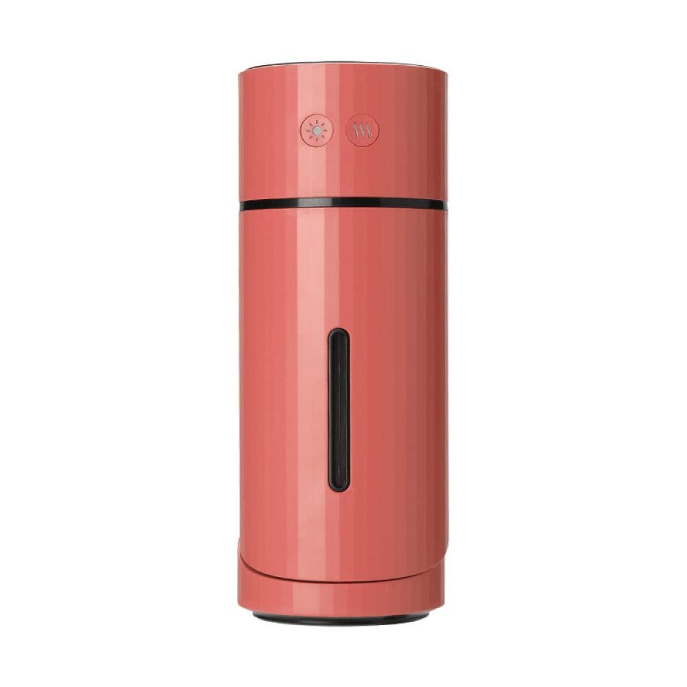 For Bedroom Home Mist Humidifiers For Up And Down Adjustable Humidifier Car Home Colorful Lights Silent Fine Mist Usb Humidifier-Red