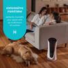 Homedics Ultrasonic Humidifier  Large Deluxe Air Humidifiers for Bedroom, Plants, Office  Cool and Warm Mist Humidifiers, Essential Oil Pads and Built-In Timer, 5 Mist Settings, White and Black view 2