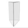 Marketing Holders 2 Pack Sign Holder Tabletop 3 Sided Holds 8.5" x 11" in Each Panel Multi-Sided Table Top Advertisement Flyer or Menu Ad Vertical Display Clear Acrylic view 1