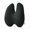 C CUSHION LAB Extra Dense Lumbar Pillow - Patented Ergonomic Multi-Region Firm Back Support for Lower Back Pain Relief - Lumbar Support Cushion with Strap for Office Chair, Car, Sofa, Plane - Black view 1