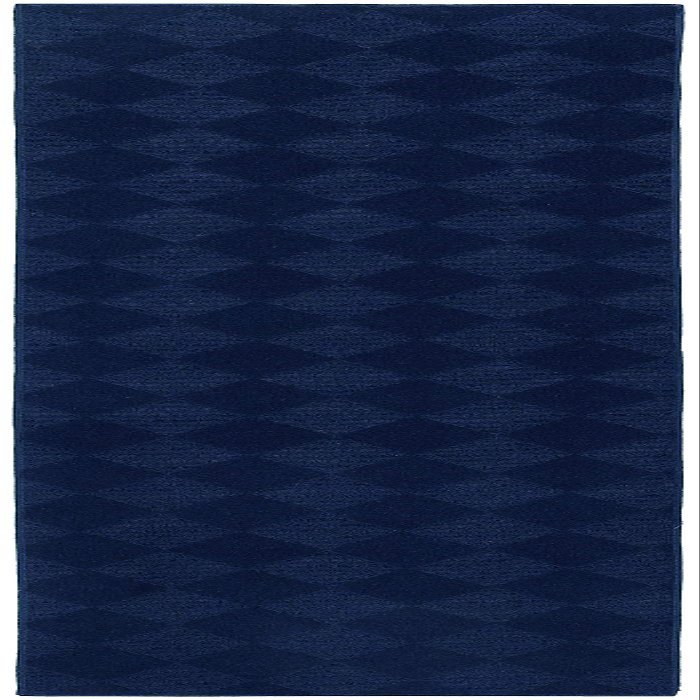 Garland Rug Diamond Solid Navy Blue 3' x 12' Soft, Non Slip Area Rug- Ideal for Living Rooms & Hallways, Stylish & Durable for High-Traffic Areas