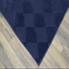 Garland Rug Diamond Solid Navy Blue 3' x 12' Soft, Non Slip Area Rug- Ideal for Living Rooms & Hallways, Stylish & Durable for High-Traffic Areas view 3