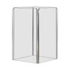 2 Pack Counter Sign Holder 5 x 7 Inch Clear Acrylic Stand Menu Advertisement Frame 4 Sided Table Tent Ad Display Restaurants Hotels Deli Multi Panel Sign Holder by Marketing Holders view 1