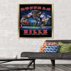 Trends International NFL Buffalo Bills - End Zone 17 Wall Poster, 22.375" x 34", Gold Framed Version view 2