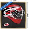 Trends International NHL Carolina Hurricanes - Mask 16 Wall Poster, 22.375" x 34", Gold Framed Version view 3