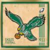Trends International NFL Philadelphia Eagles - Retro Logo 14 Wall Poster, 22.375" x 34", Gold Framed Version view 1