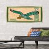 Trends International NFL Philadelphia Eagles - Retro Logo 14 Wall Poster, 22.375" x 34", Gold Framed Version view 2