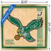 Trends International NFL Philadelphia Eagles - Retro Logo 14 Wall Poster, 22.375" x 34", Gold Framed Version view 3