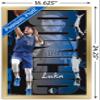 Trends International NBA Dallas Mavericks - Luka Doncic 19 Wall Poster, 14.725" x 22.375", Gold Framed Version view 3