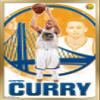 Trends International NBA Golden State Warriors - Stephen Curry 15 Wall Poster, 22.375" x 34", Gold Framed Version view 1