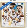 Trends International NBA Golden State Warriors - Stephen Curry 16 Wall Poster, 22.375" x 34", Gold Framed Version view 3