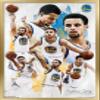 Trends International NBA Golden State Warriors - Stephen Curry 16 Wall Poster, 14.725" x 22.375", Gold Framed Version view 1