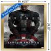 Trends International Marvel - Captain America - The First Avenger - One Sheet Wall Poster, 14.725" x 22.375", Gold Framed Version view 3