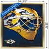 Trends International NHL Nashville Predators - Mask 16 Wall Poster, 22.375" x 34", Gold Framed Version view 3