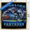 Trends International NFL Carolina Panthers - End Zone 17 Wall Poster, 22.375" x 34", Gold Framed Version view 3