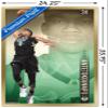 Trends International NBA Milwaukee Bucks - Giannis Antetokounmpo 17 Wall Poster, 22.375" x 34", Gold Framed Version view 3