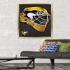 Trends International NHL Pittsburgh Penguins - Mask 16 Wall Poster, 22.375" x 34", Gold Framed Version view 2
